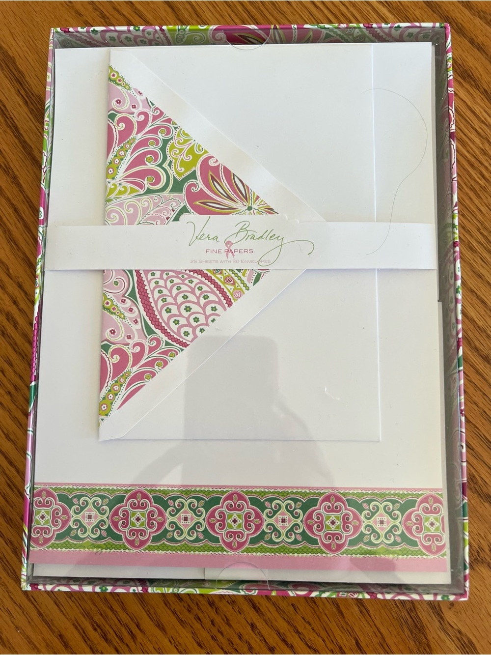 Vera Bradley Versailles Stationery Set